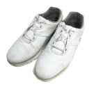 FOOT JOY フットジョイ 53831J PRO SL BOA スパイクレス ゴルフシューズ ホワイト系 25.5cm 【中古】ゴルフウェア メンズ