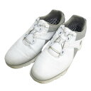 FOOT JOY フットジョイ 53830J PRO SL CORE BOA スパイクレス ゴルフシューズ ホワイト系 25.5cm 【中古】ゴルフウェア メン...