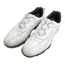 FOOT JOY フットジョイ 45186J EXL BOA ゴルフシューズ ホワイト系 25.5cm 【中古】ゴルフウェア メンズ