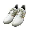 ADIDAS GOLF アディダスゴルフ F33478 BOOST ゴルフシューズ BOA ホワイト系 26.5 【中古】ゴルフウェア メンズ