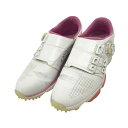 CALLAWAY キャロウェイ HYPERCHEV BOA ゴルフシューズ BOA ホワイト系 24 【中古】ゴルフウェア レディース