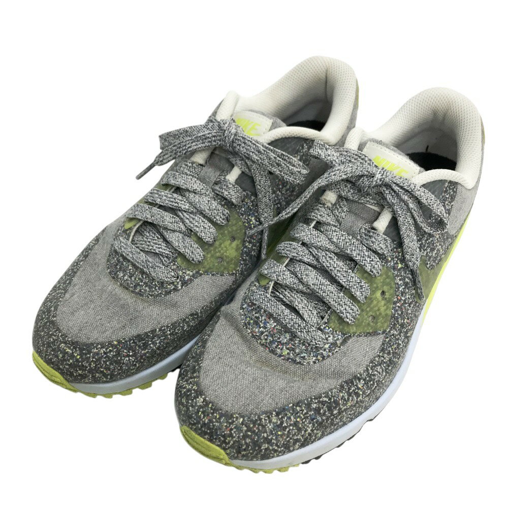 NIKE GOLF ナイキゴルフ CZ0196-124 AIR MAX 90 G NRG M21 スパイクレス ゴルフシューズ グレー系 26.0cm 【中古】...