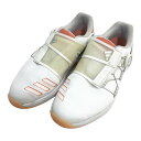 ADIDAS GOLF アディダスゴルフ ゴルフシューズ ホワイト系 25.0cm 【中古】ゴルフウェア レディース