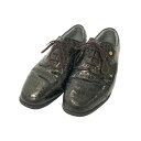 FOOT JOY フットジョイ 91693J テーラードコレクション スパイクレス ゴルフシューズ ブラウン系 23.5 【中古】ゴルフウェア レディース