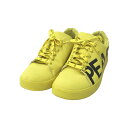 PEARLY GATES パーリーゲイツ 053-0192313 ゴルフシューズ ニコちゃん イエロー系 26 【中古】ゴルフウェア メンズ