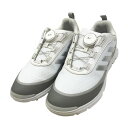 ADIDAS GOLF アディダスゴルフ GW2143 Solarstar BOA ゴルフシューズ ホワイト系 22.5cm 【中古】ゴルフウェア レディース