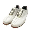 FOOT JOY フットジョイ 53454J ゴルフシューズ ホワイト系 27.0cm 【中古】ゴルフウェア メンズ