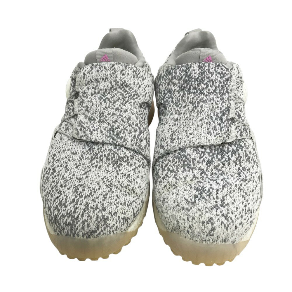 ADIDAS GOLF アディダスゴルフ FW5633 ゴルフシューズ コードカオス21 グレー系 23 【中古】ゴルフウェア レディース