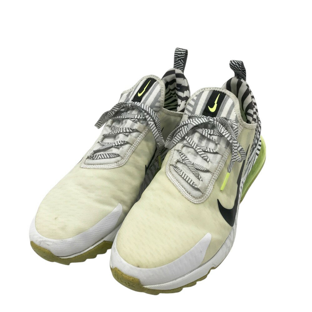 NIKE GOLF ナイキゴルフ CK6541-150 AIR MAX 270G NRG スパイクレスゴルフシューズ ホワイト系 27.5 【中古】ゴルフウェア...