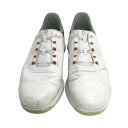 FOOT JOY フットジョイ 53095J フューエル BOA スパイクレスゴルフシューズ ホワイト系 25.5cm 【中古】ゴルフウェア メンズ(4)