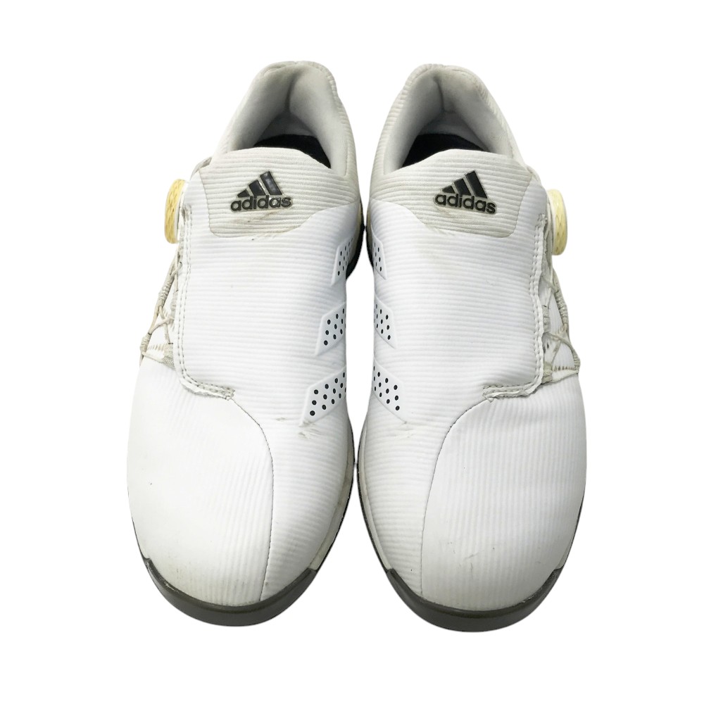 ADIDAS GOLF アディダスゴルフ EG9721 W POWERWRAP BOA ゴルフシューズ ホワイト系 22.5 【中古】ゴルフウェア レディース