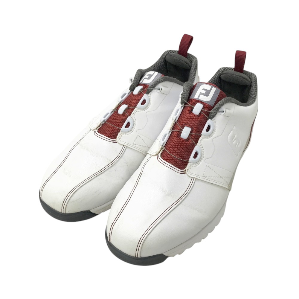 FOOT JOY フットジョイ 54143J BOA ゴルフシューズ ホワイト系 25.0 【中古】ゴルフウェア メンズ