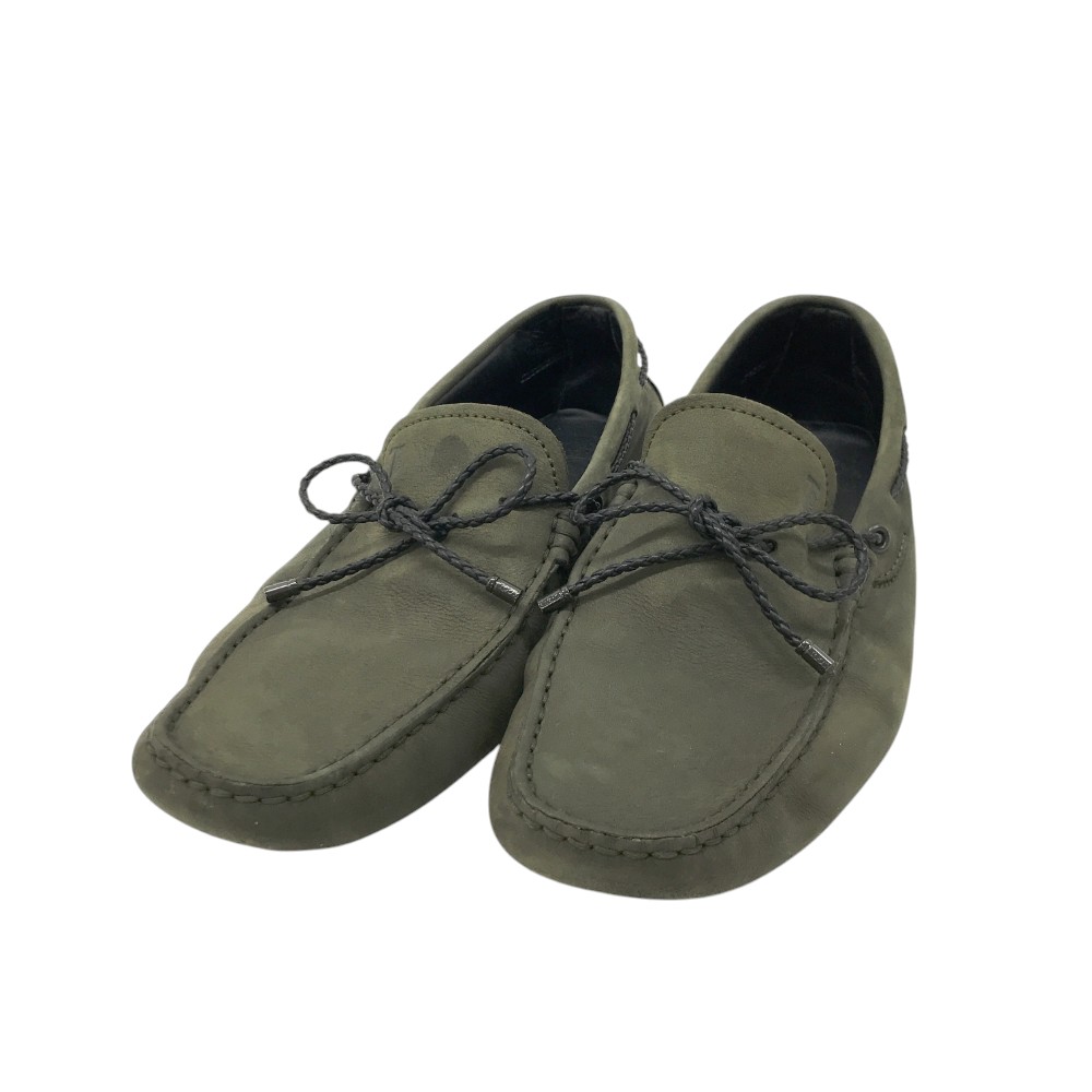 TOD'S トッズ ドライビングシューズ カーキ系 7 【中古】メンズ