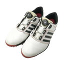 ADIDAS GOLF アディダスゴルフ Q47060 ゴルフシューズ TOUR 360 X BOA ボア ホワイト系 25.5 【中古】ゴルフウェア メンズ