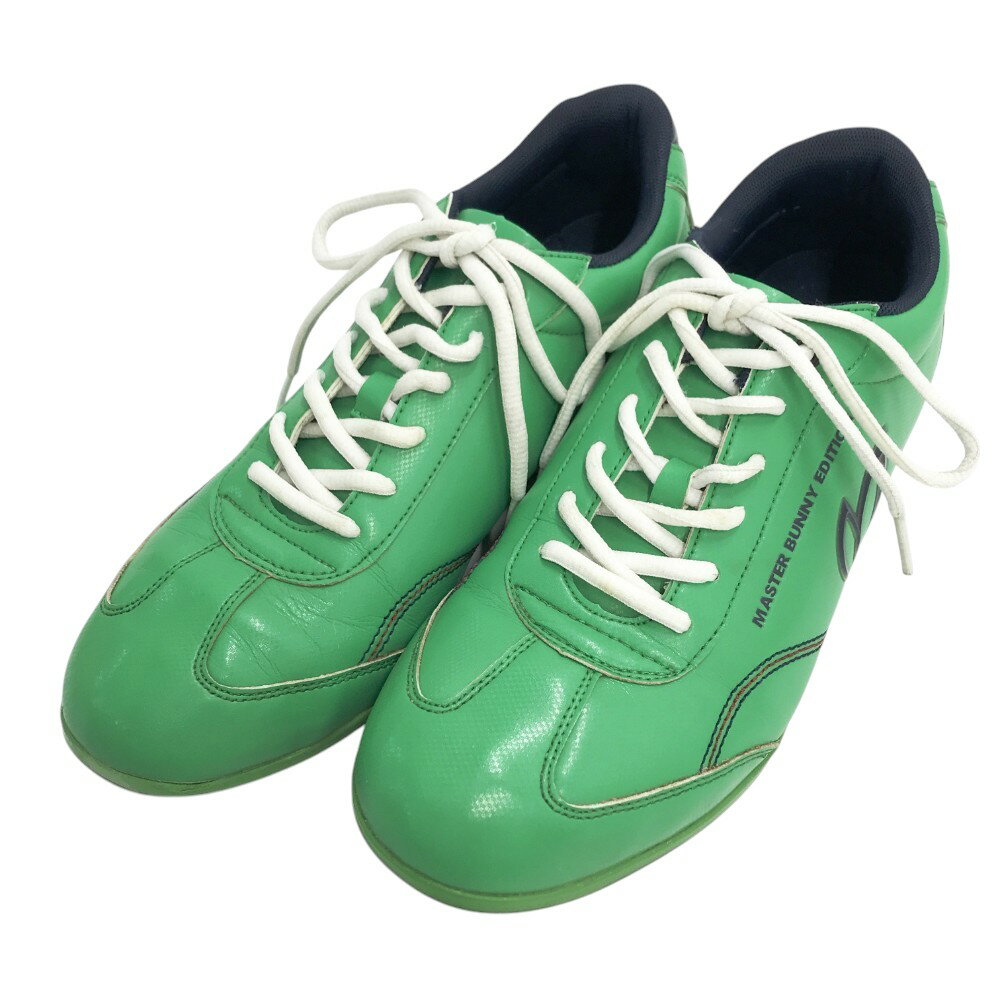 MASTER BUNNY EDITION マスターバニーエディション 158-6192001 スパイクレス ゴルフシューズ グリーン系 27.0cm 【中古】ゴ...