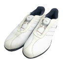 ADIDAS GOLF アディダスゴルフ F33605 Driver BOA2 ゴルフシューズ ホワイト系 24cm 【中古】ゴルフウェア レディース