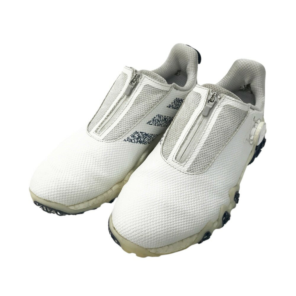 ADIDAS GOLF アディダスゴルフ GX3938 コードカオス22 BOA ゴルフシューズ ホワイト系 25.0cm 【中古】ゴルフウェア メンズ