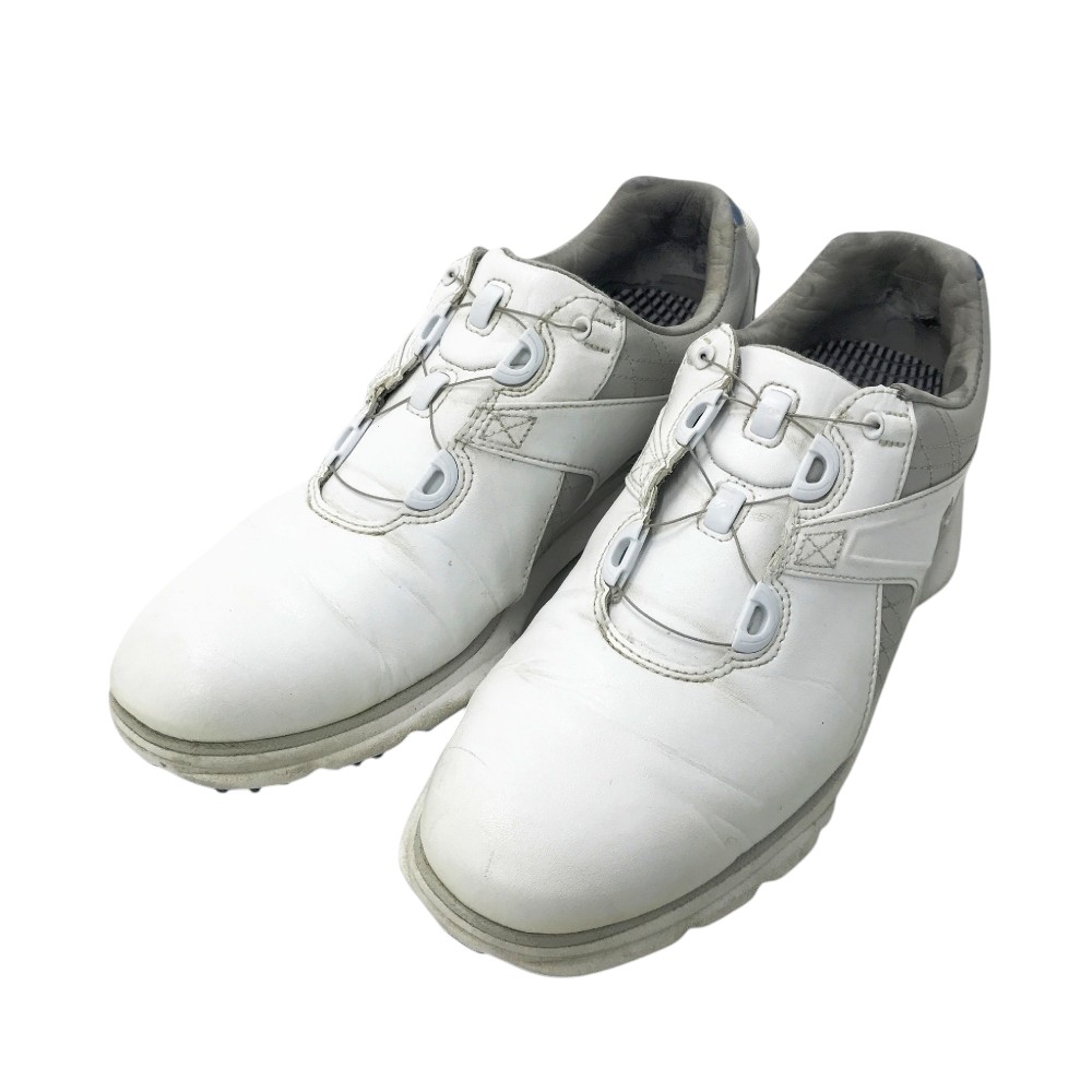 FOOT JOY フットジョイ 53830J PRO SL BOA スパイクレス ゴルフシューズ ホワイト系 25.5cm 【中古】ゴルフウェア メンズ