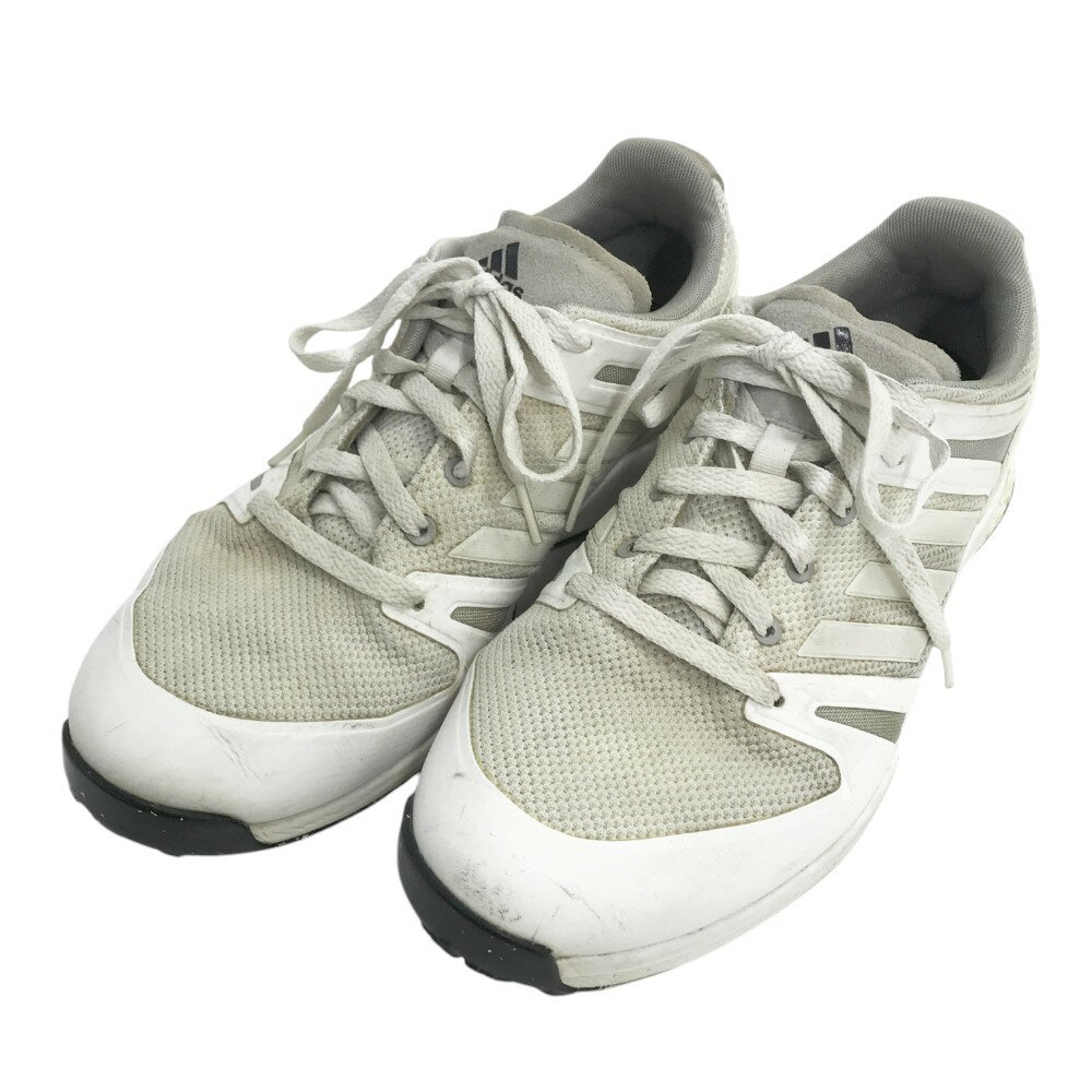 ADIDAS GOLF アディダスゴルフ FX6631 EQT スパイクレス ゴルフシューズ ホワイト系 26.0cm 【中古】ゴルフウェア メンズ