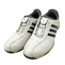 ADIDAS GOLF アディダスゴルフ F33215 traxion Boa ゴルフシューズ ホワイト系 25.5 【中古】ゴルフウェア メンズ