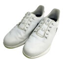 FOOT JOY フットジョイ 55460J FJ フューエル スポーツ ボア スパイクレスゴルフシューズ ホワイト系 26.0 【中古】ゴルフウェア メンズ