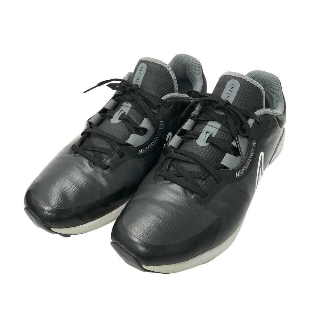 NIKE GOLF ナイキゴルフ DM8449/INFINITY PRO 2 スパイクレスゴルフシューズ グレー系 28 【中古】ゴルフウェア メンズ