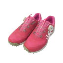 NEW BALANCE GOLF ニューバランス NBJ-1051108 ゴルフシューズ BOA ピンク系 24 【中古】ゴルフウェア レディース