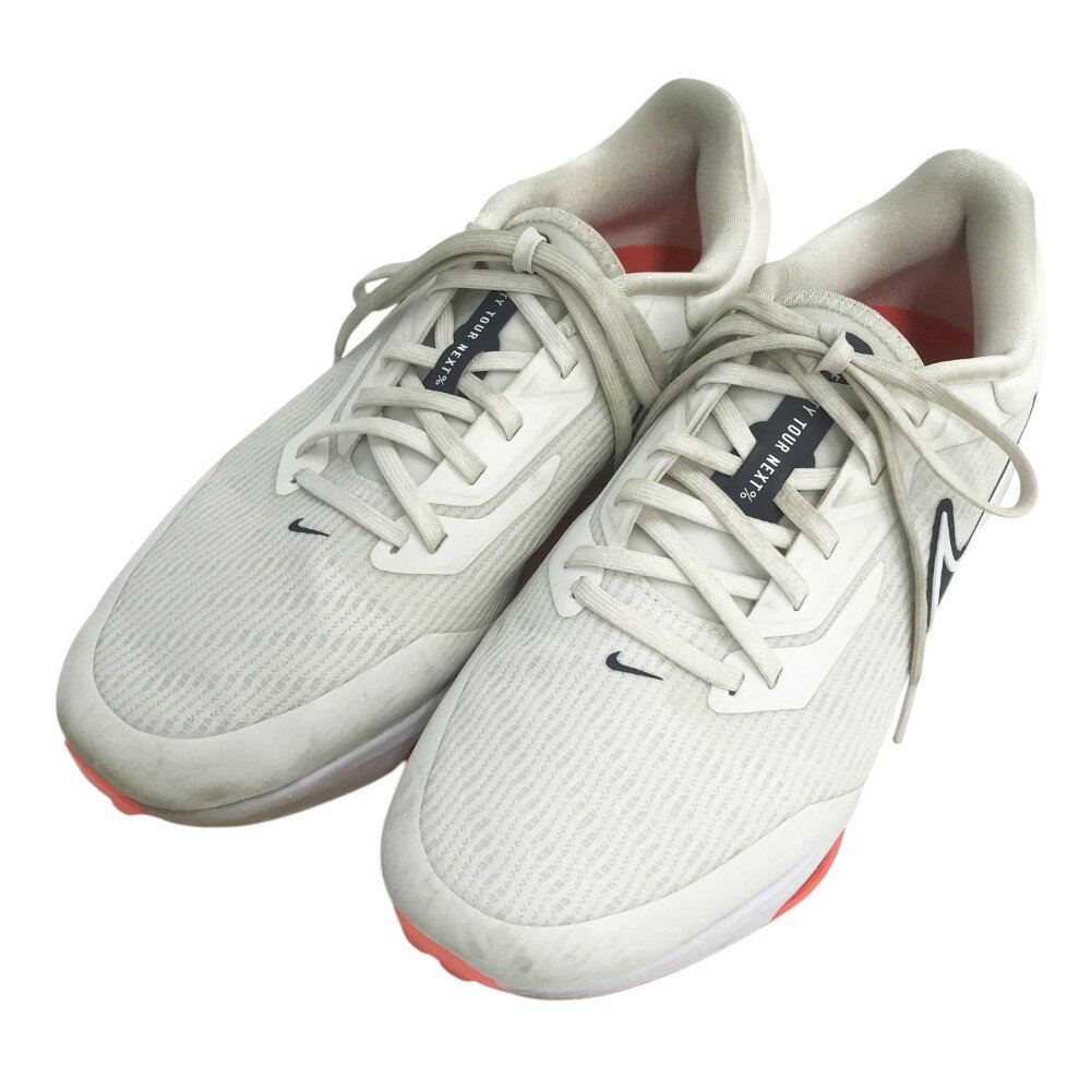 NIKE GOLF ナイキゴルフ DM8446-041 AIR ZOOM INFINITY TOUR NEXT ゴルフシューズ ホワイト系 26.5 【中古】ゴ...