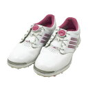 ADIDAS GOLF アディダスゴルフ Q46660 ゴルフシューズ adistar BOA ホワイト系 23 【中古】ゴルフウェア レディース