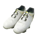 FOOT JOY フットジョイ 55309J TOUR-S Boa ゴルフシューズ ホワイト系 26.5 【中古】ゴルフウェア メンズ