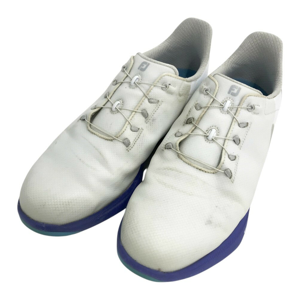 FOOT JOY フットジョイ 55459J ゴルフシューズ フュ―エル スポーツ ホワイト系 26.5 【中古】ゴルフウェア メンズ
