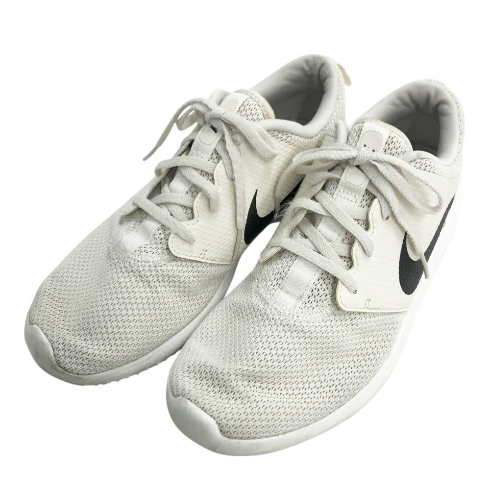 NIKE GOLF ナイキゴルフ AA1837 Roshe G スパイクレス ゴルフシューズ ホワイト系 27 【中古】ゴルフウェア メンズ