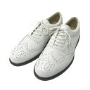 ecco エコー Tour Hybrid 141514 ゴルフシューズ ウイングチップ ホワイト系 EU42 【中古】ゴルフウェア メンズ