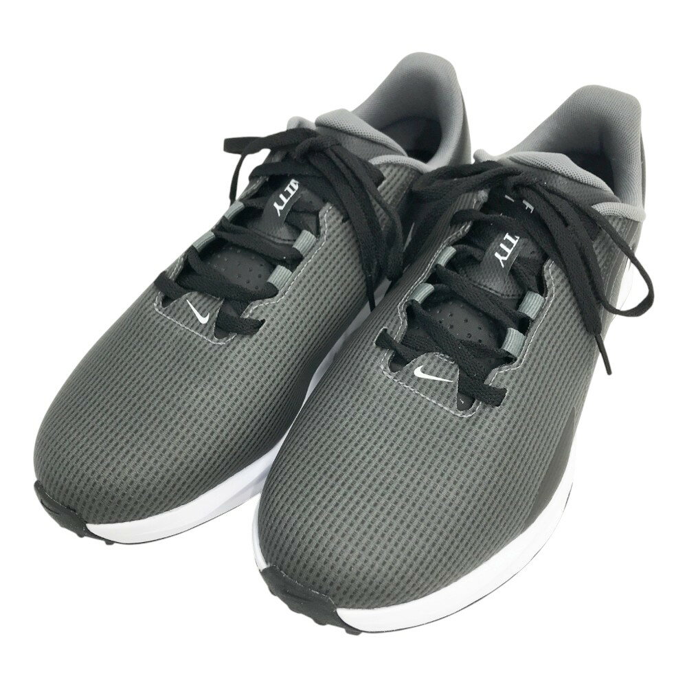 NIKE GOLF ナイキゴルフ FN0565-001 INFINITY G NN 2024年モデル スパイクレスゴルフシューズ グレー系 27.0cm 【中古...
