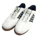 ADIDAS GOLF アディダスゴルフ Q44895 ピュアメタル ボア プラス ゴルフシューズ ホワイト系 27.0 【中古】ゴルフウェア メンズ(4)