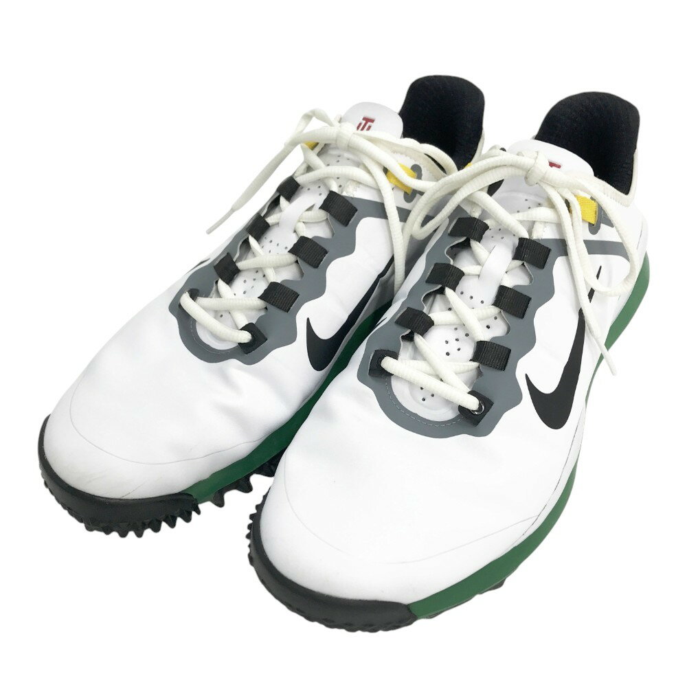 NIKE GOLF ナイキゴルフ DR5753-100 Tiger Woods13 ゴルフシューズ ホワイト系 28cm 【中古】ゴルフウェア メンズ