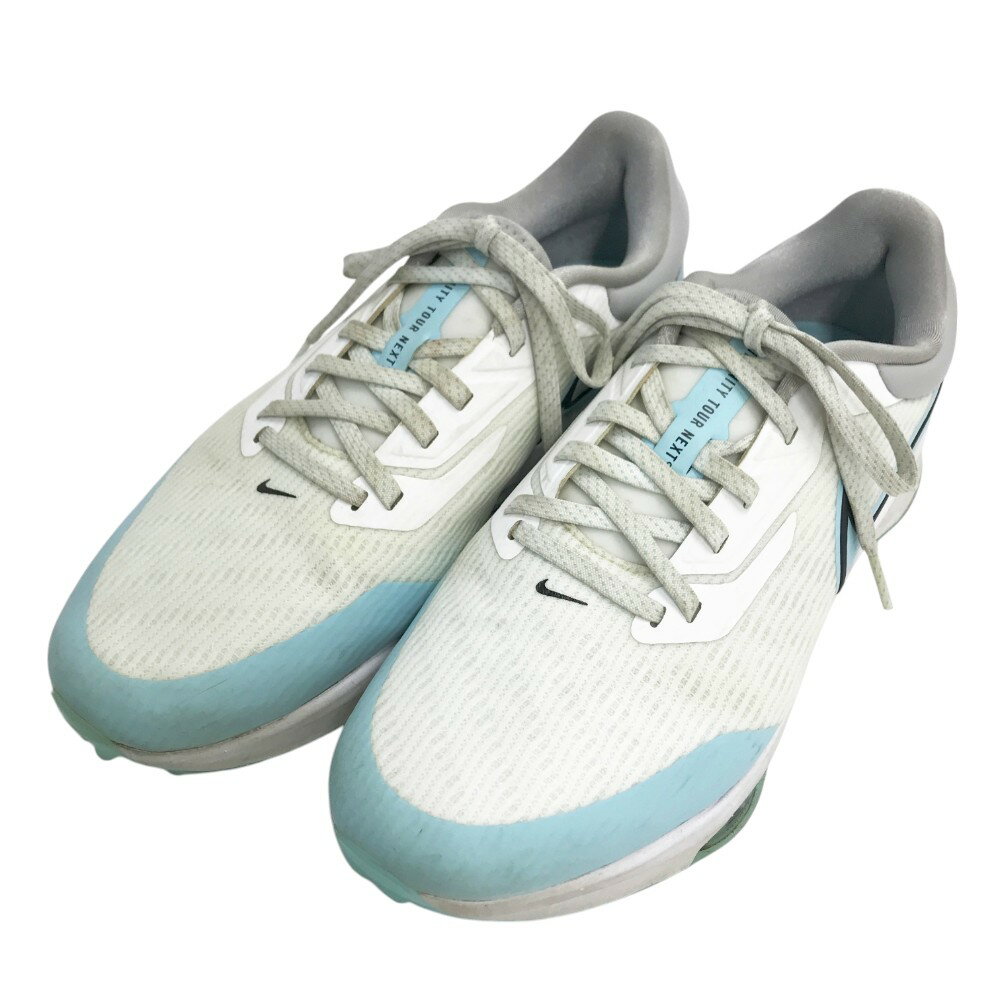 NIKE GOLF ナイキゴルフ DM8446-114 AIR ZOOM INFINITY TOUR NEXT% ゴルフシューズ ホワイト系 26.5 【中古】...