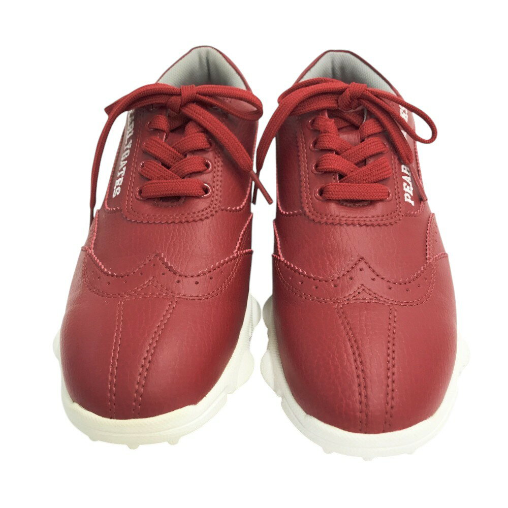PEARLY GATES パーリーゲイツ 053-7992370 ゴルフシューズ レッド系 24.5 【中古】ゴルフウェア レディース