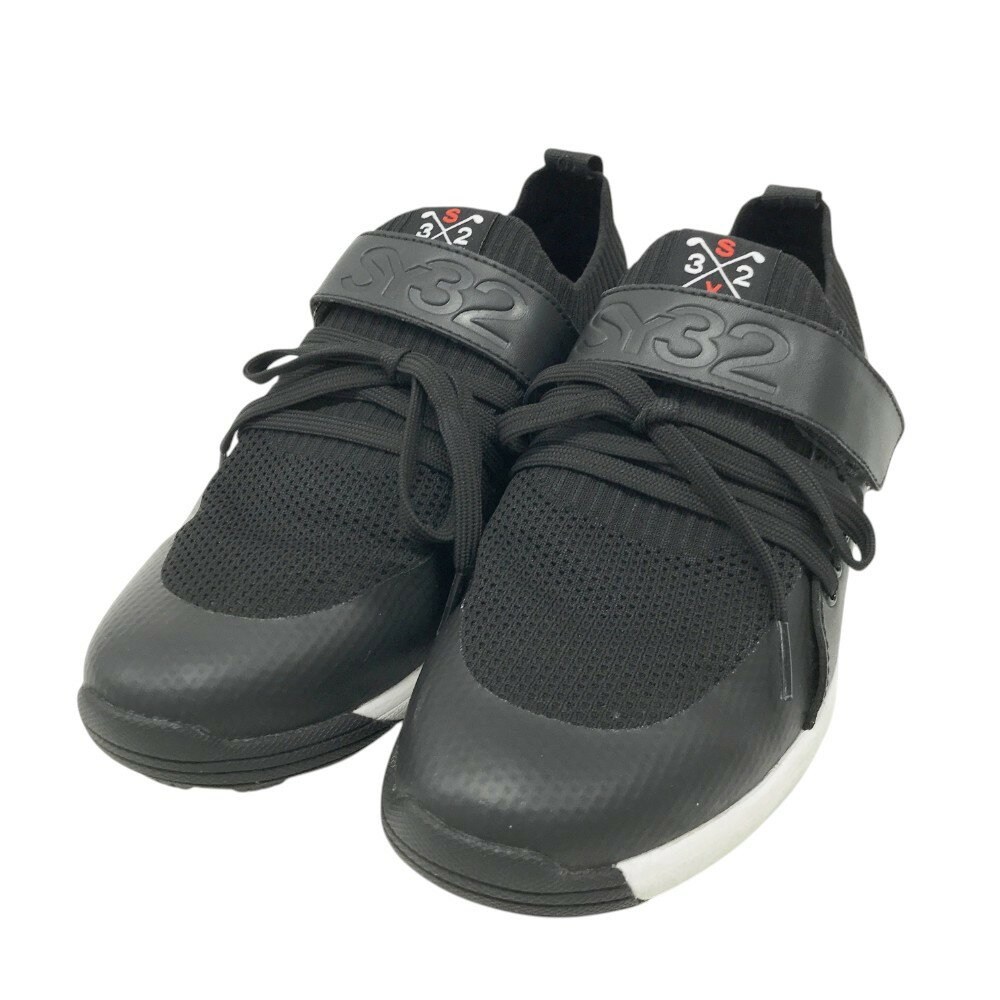 SY32 BY SWEET YEARS GOLF エスワイサーティトゥ SYG-23A115 ゴルフシューズ スパイクレス ブラック系 25.5 【中古】ゴルフ...