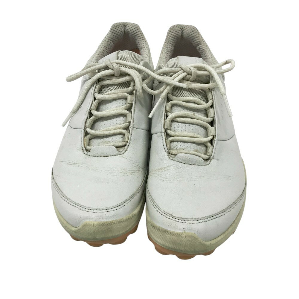 ecco エコー 125553/バイオム ハイブリッド3 スパイクレス ゴルフシューズ ホワイト系 EU 37 【中古】ゴルフウェア レディース