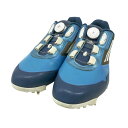 ADIDAS GOLF アディダスゴルフ Q46658 ゴルフシューズ adizero one BOA ブルー系 25.5 【中古】ゴルフウェア メンズ