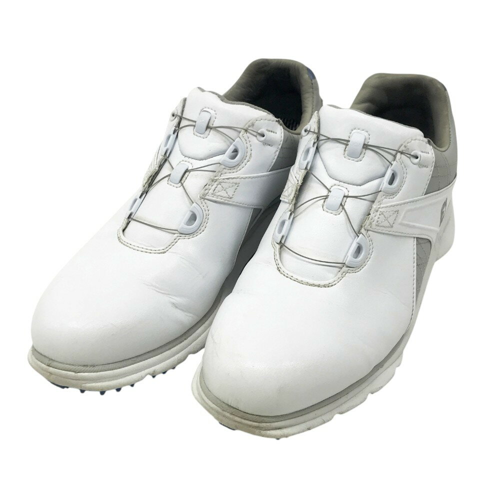 FOOT JOY フットジョイ PRO SL CORE BOA 53830J ゴルフシューズ スパイクレス ホワイト系 27 【中古】ゴルフウェア メンズ