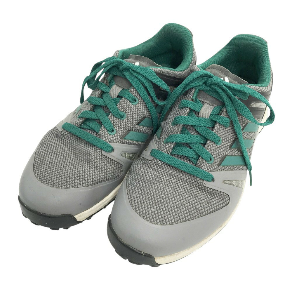 ADIDAS GOLF アディダスゴルフ FW6303 ゴルフシューズ スパイクレス グリーン系 26.5 【中古】ゴルフウェア メンズ