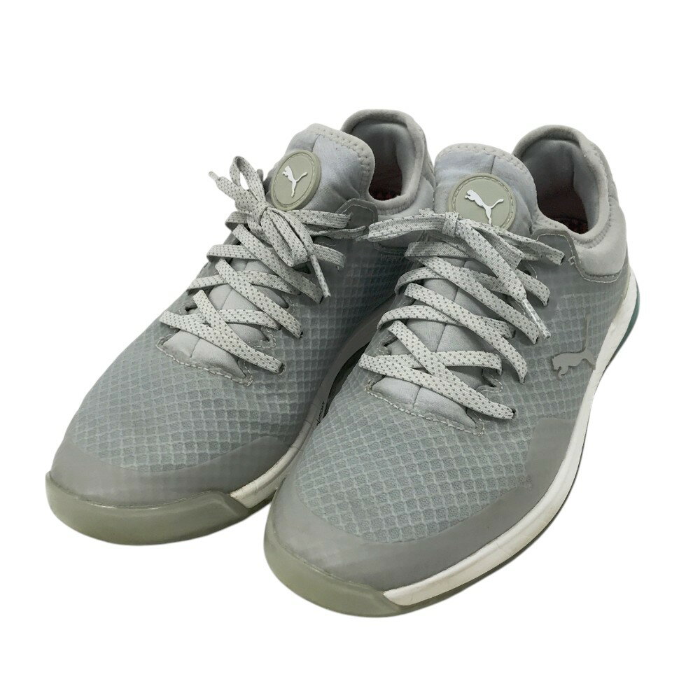 PUMA GOLF プーマゴルフ 195695-04 スパイクレス ゴルフシューズ グレー系 27 【中古】ゴルフウェア メンズ