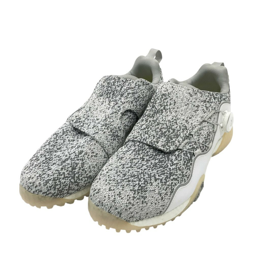 ADIDAS GOLF アディダスゴルフ FW5616 ゴルフシューズ コードカオス BOA 21 グレー系 27 【中古】ゴルフウェア メンズ