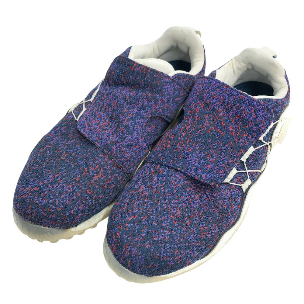 ADIDAS GOLF アディダスゴルフ FW5617 コードカオス BOA ゴルフシューズ パープル系 25cm 【中古】ゴルフウェア メンズ