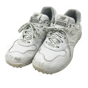 NEW BALANCE GOLF ニューバランス ×PEARLY GATES UGS1400P スパイクレス ゴルフシューズ ホワイト系 24 【中古】ゴルフウ...