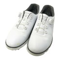 PGM ピージーエム BOA ゴルフシューズ ホワイト系 EUR 43 【中古】ゴルフウェア メンズ