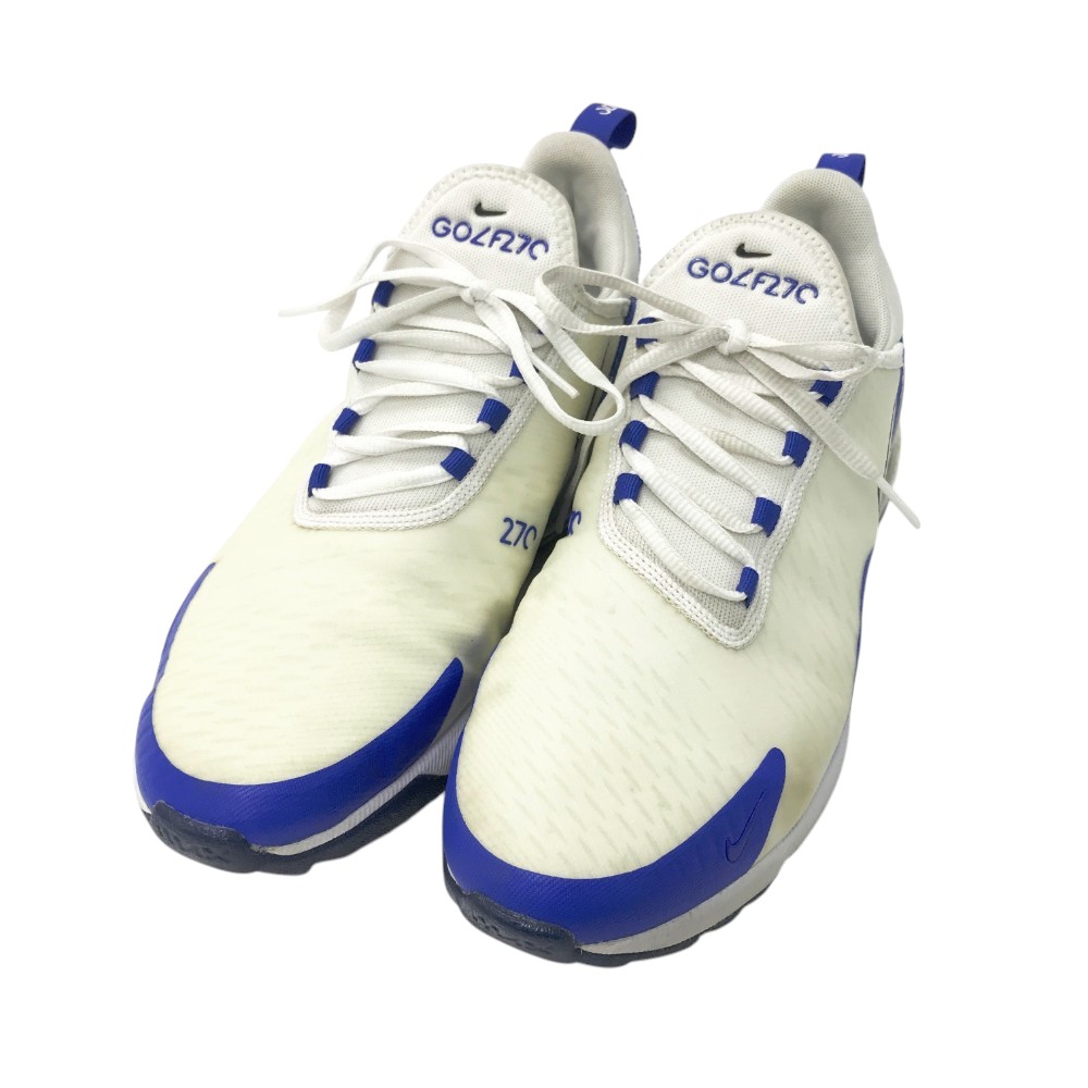 NIKE GOLF ナイキゴルフ CK6483-106 AIR MAX 270 G スパイクレスゴルフシューズ ホワイト系 26.5cm 【中古】ゴルフウェア ...