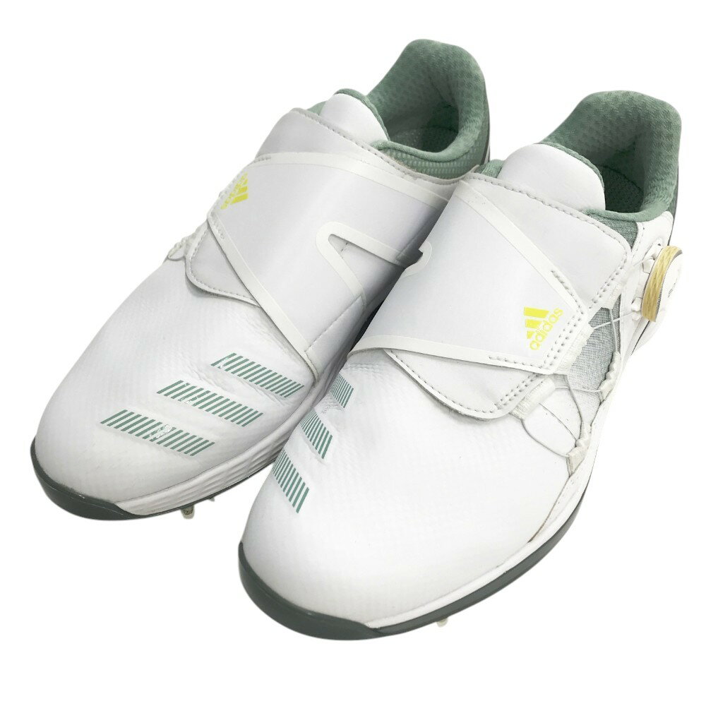 ADIDAS GOLF アディダスゴルフ FW5634 ゴルフシューズ ボア ホワイト系 22.5 【中古】ゴルフウェア レ..